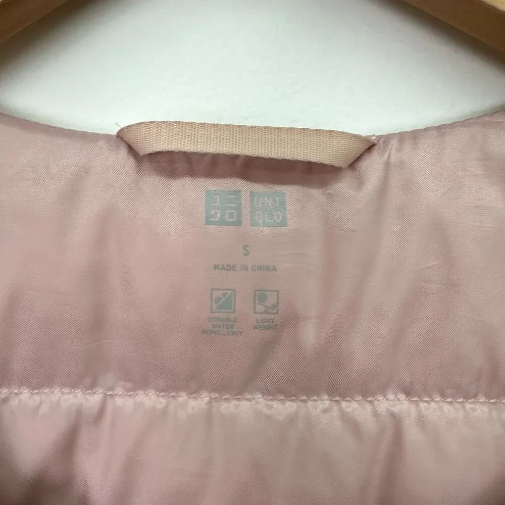 Uniqlo Short Sleeve Packable Down Jacket - Dusty Pink - Picture 4 of 7